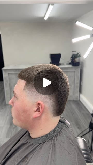 Sean demonstrating a V burst fade